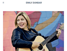 Tablet Screenshot of emilydunbar.com